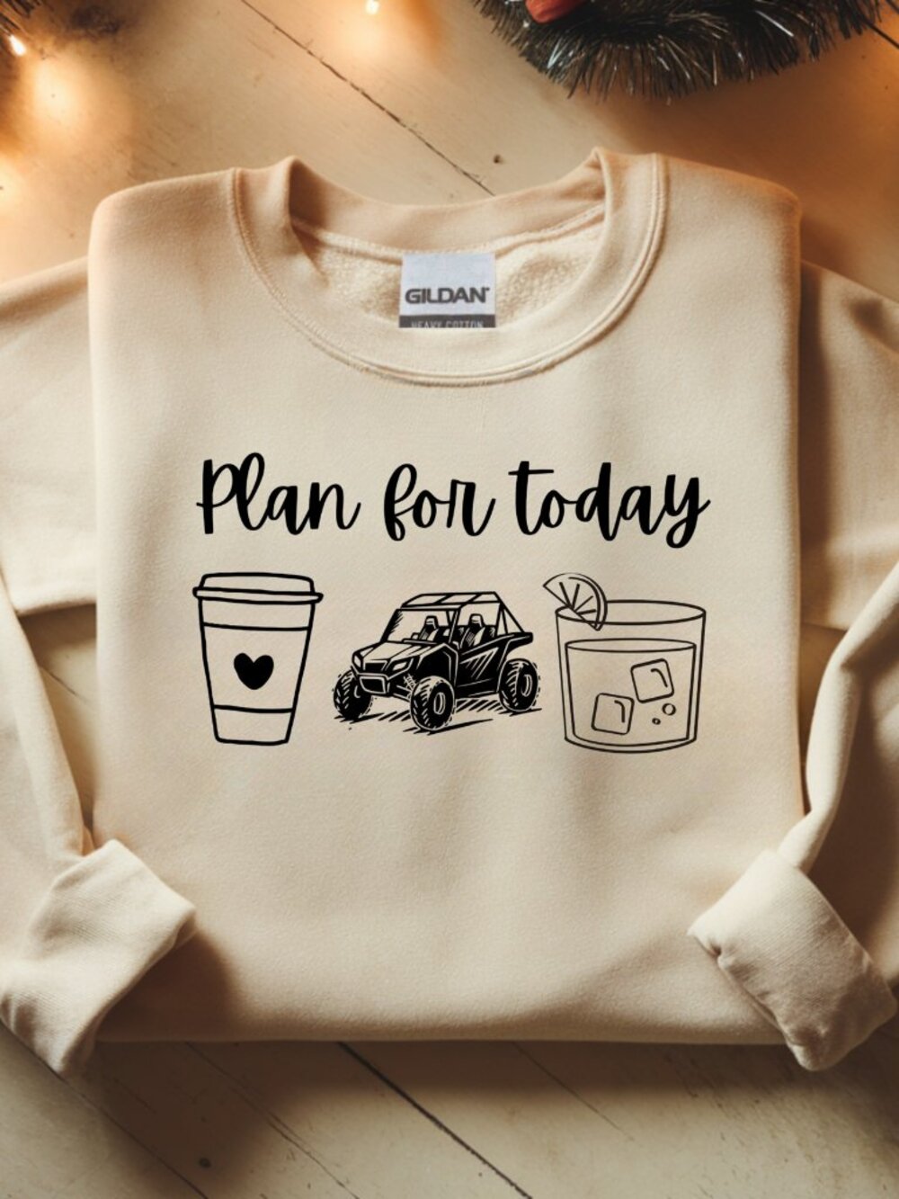 ❄️ CLOSEOUT | Plan for Today ATV Crewneck Sweatshirt |